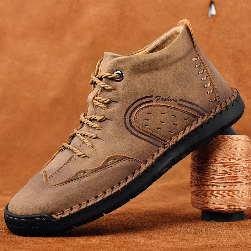 

Новая осенне-зимняя обувь; Мужские ботинки; Стильная мужская обувь; Нескользящие мужские Ботильоны; A2573