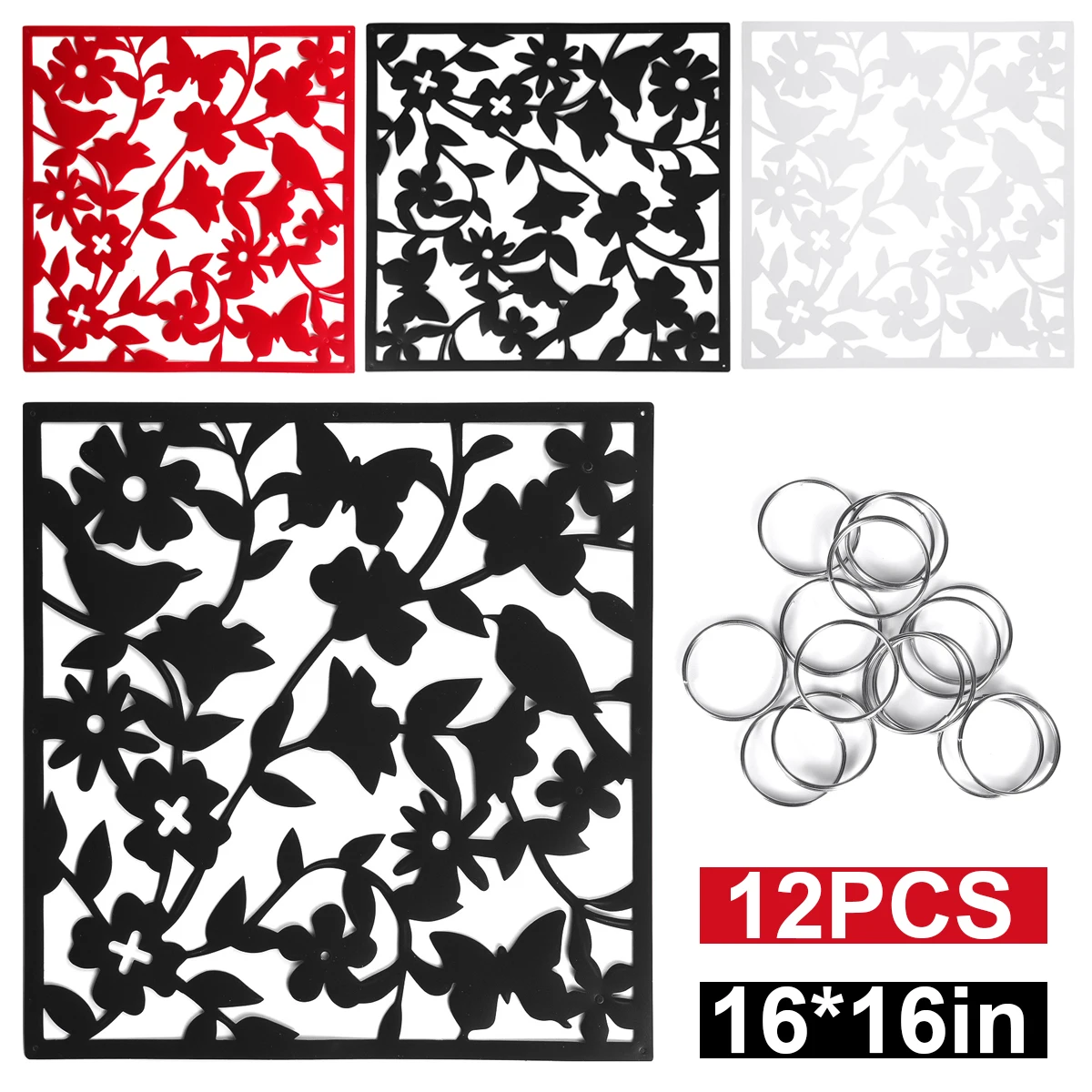 12 шт. в упаковке для дома одежда с изображением птицы форме цветка подвесной