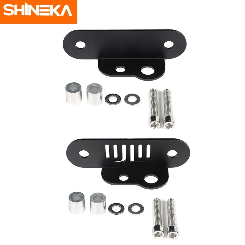 

SHINEKA Car Tailgate Rear Door Hinge Antenna Bracket Mount Holder Exterior Accessories For Jeep Wrangler JL 2018 2019 2020 2021