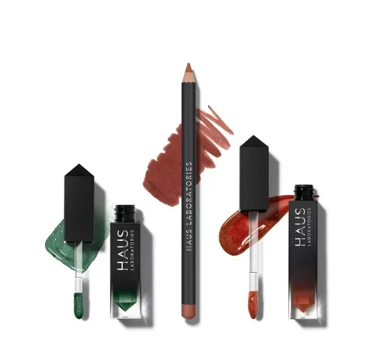 HAUS OF DYNASTY Beauty by Lady Gaga мерцающий блеск для губ Ограниченная серия Рождественский эксклюзивный LE RIOT блеск для губ HAUS LABORATORIES праздничный набор - Цвет: HAUS OF DYNASTY