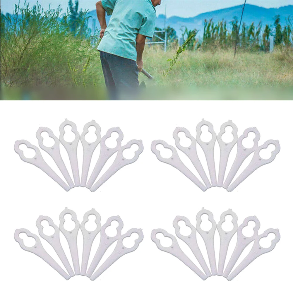 24 шт. пластиковые Безопасные лезвия для BOSCH ART23 Accutrim Easytrim стрижки травы высокого