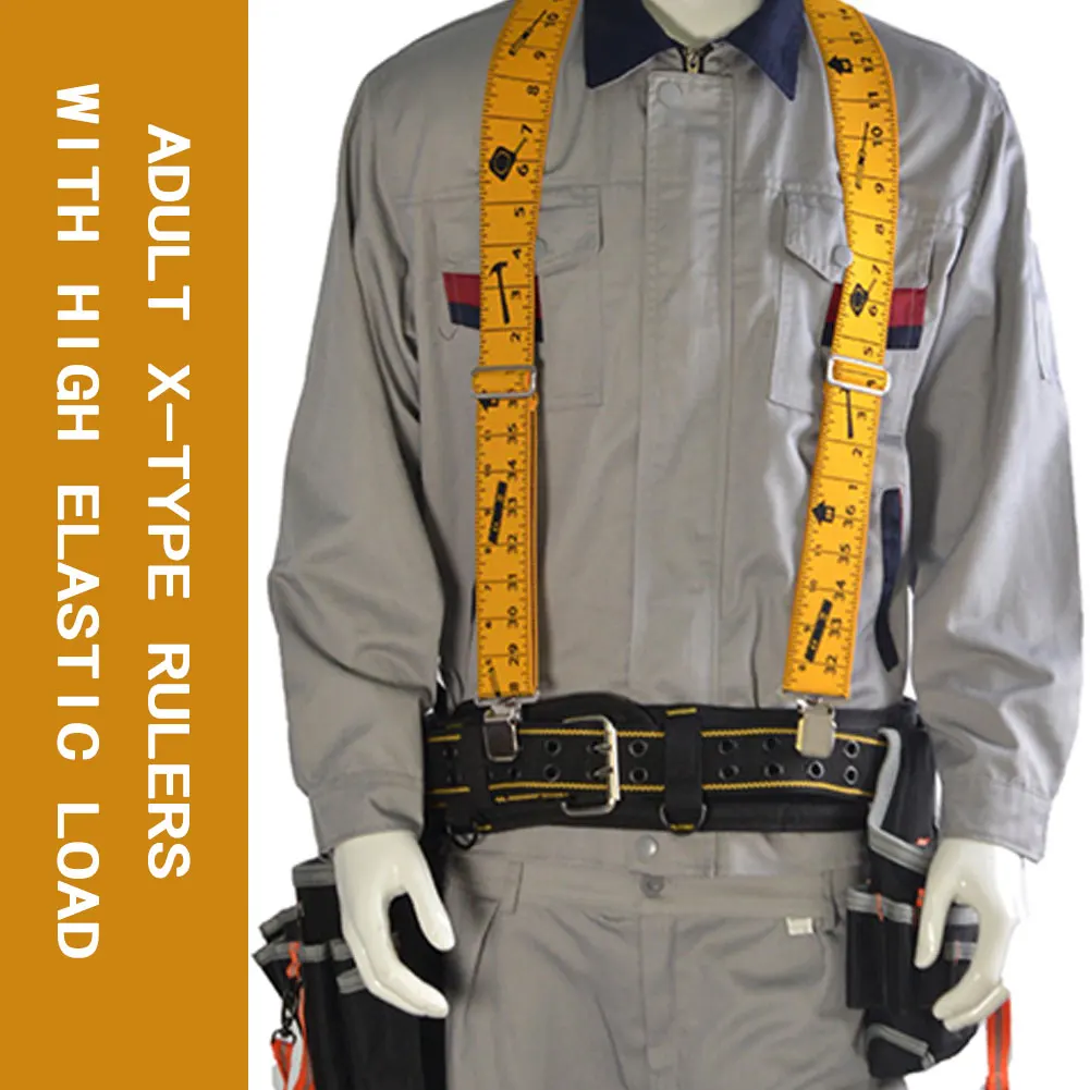 الثقيلة الأقواس العمل أداة حزام الحمالات مع مقاطع قوية قابل للتعديل الأشرطة X شكل مريحة الأقواس للرجال النساء