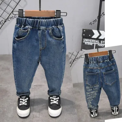 Оптовая продажа зимние джинсы для мальчиков Новинка осени 2019 джинсовые штаны