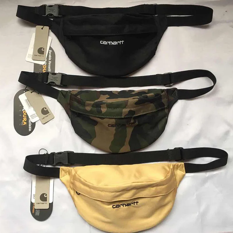 

2021 New Brand Fashion Nylon Men Waist Bag Female Belt Bags Simple Casual Chest Bag Phone Pocket Crossbody Chest Bags