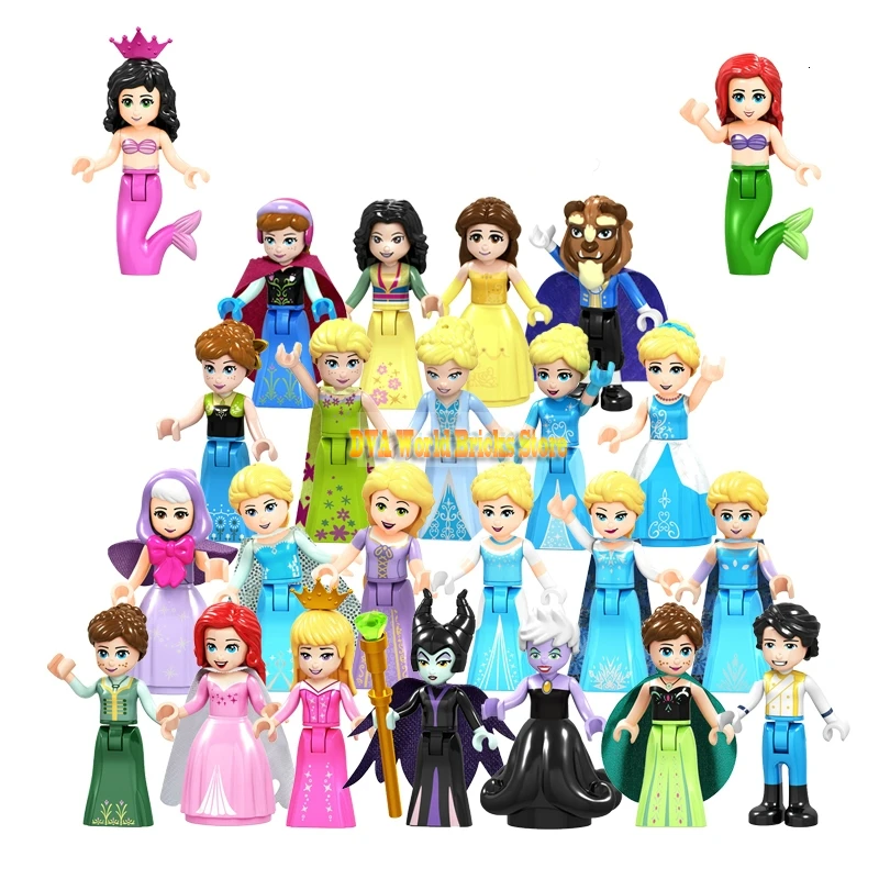 Для принцессы Legoelys друзья Фея для девочек фигурки сказка малефисент Модель