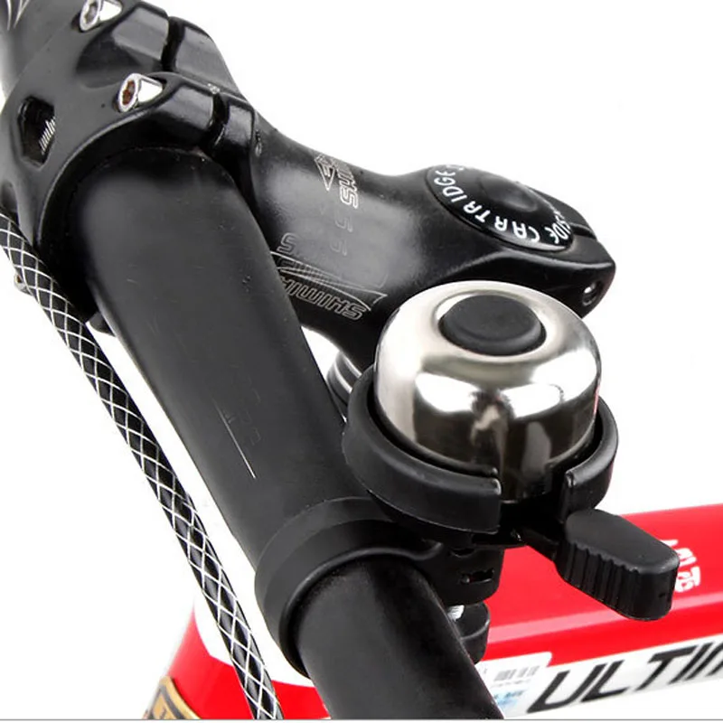 Классический велосипедный звонок из нержавеющей стали руля для велосипеда прерывистый звонок Звук рожок для велосипеда безопасный велосипед аксессуары