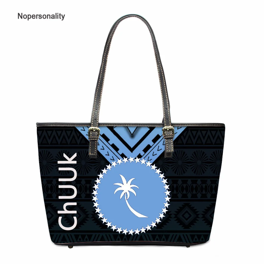 

Nopersonality Chuuk Polynesian Design Luxury Shoulder Bags Hawaii Flower Purse Wallets for Women Travel Handbags PU Leather