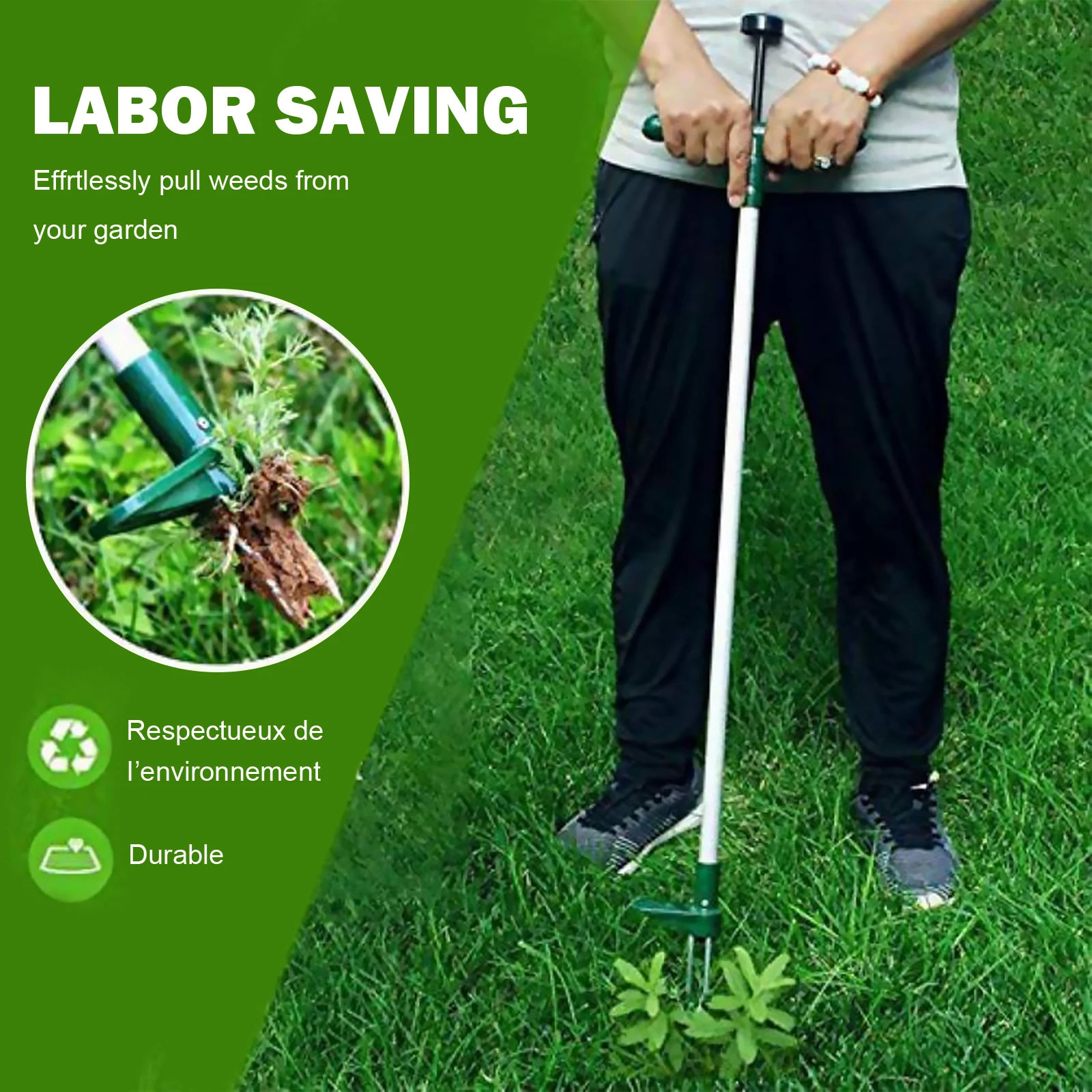 

Негибкий вертикальный вымыватель корней растений с длинной ручкой, ручной инструмент для захвата, ленточный вымыватель 3 когтей, садовый ин...