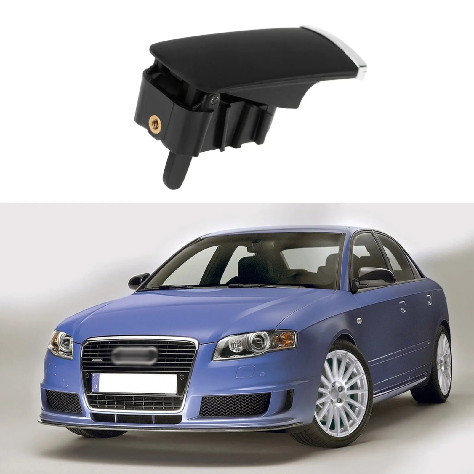 

Автомобильный перчаточный ящик, ручка привода, перчаточный ящик, крышка ручки, съемник, крышка с отверстием для замка для Audi A4 B6 B7 2002-2008, аксессуары для интерьера автомобиля