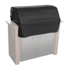 Верхняя крышка гриля для барбекю, водонепроницаемый пыленепроницаемый Встроенный чехол для гриля, ткань Оксфорд 210D, наружный чехол для сада, патио, барбекю, гриля, плиты