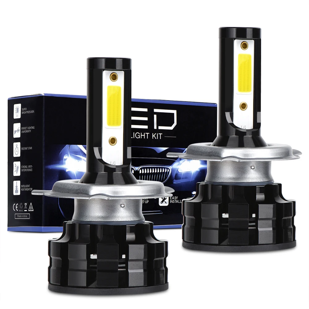 

2pcs H1 H4 H7 Led Canbus H11 HB3 9005 HB4 9006 LED Headlights 100W 16000LM High Low Beam Car Headlight Bulb Auto Lamp 6000K