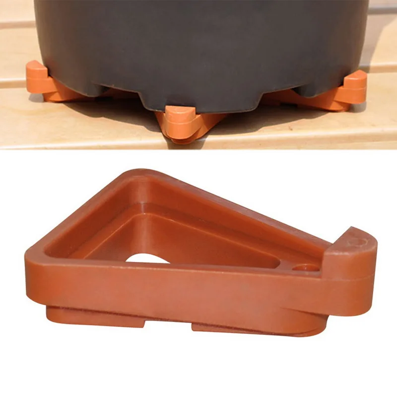 Нескользящие опоры дисплей невидимые стояки Крытый открытый цветочный горшок