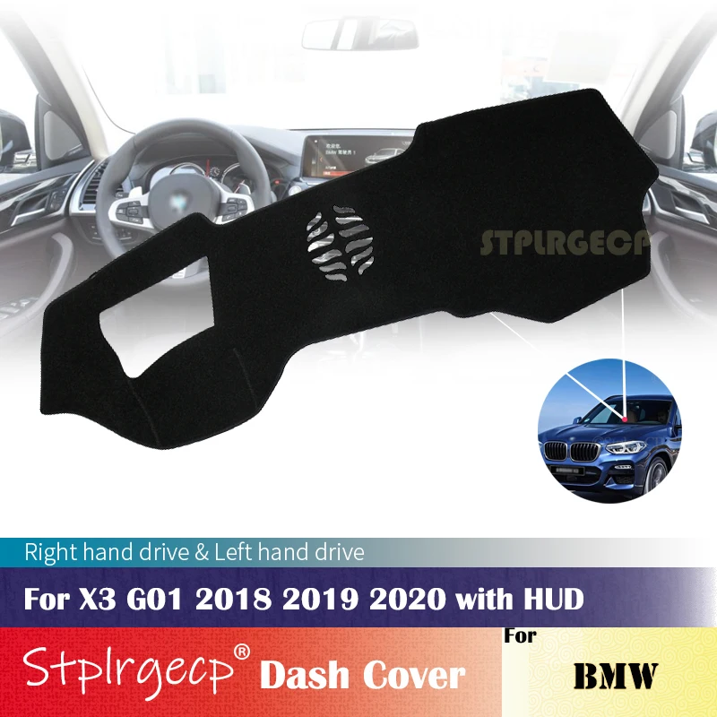

for BMW X3 G01 2018 2019 2020 with HUD Anti-Slip Dashboard Cover Protective Pad Car Accessories Sunshade Carpet
