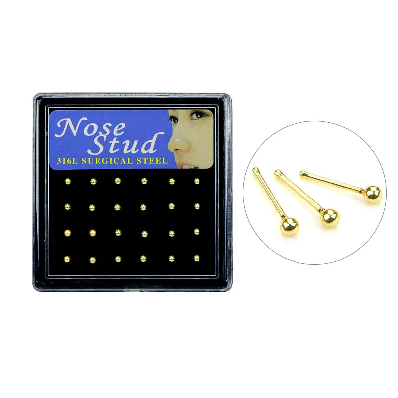 Титановая губная серьга для пирсинга тела 24 шт./компл. нержавеющая сталь