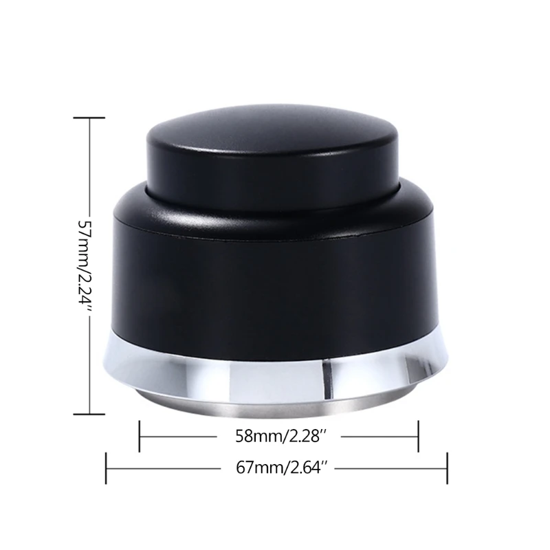 

29EA Flat Bottom 58mm Coffee Espresso Tamper Press Hammer Coffee Powder Espresso Hand Tampers Coffee Distributor Tool Barista