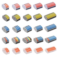 1 10 universal electrician fast wire connector terminal electrico block compact wiring splicing conector eletrico tool set china