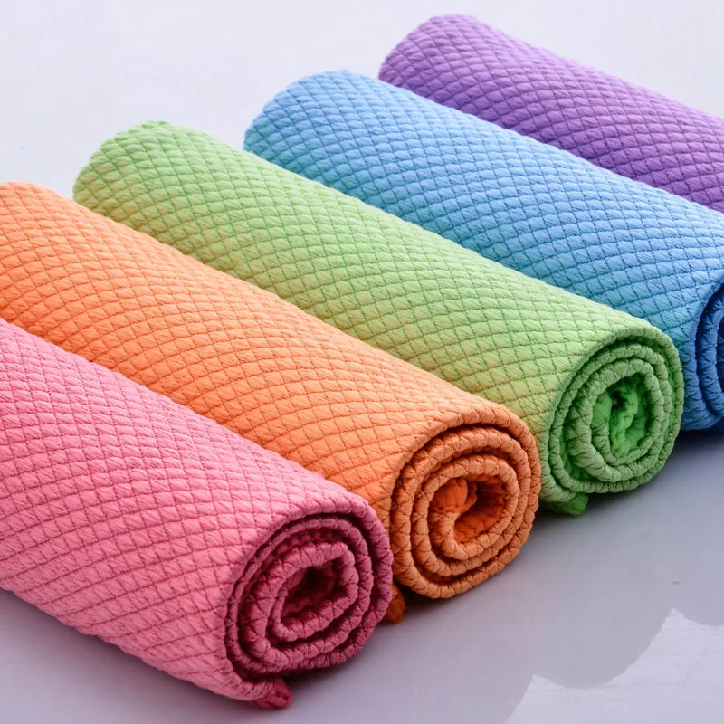 

Microfiber soft towel absorbent glass kitchen cleaning cloth wipes table window car dish towel wipes
