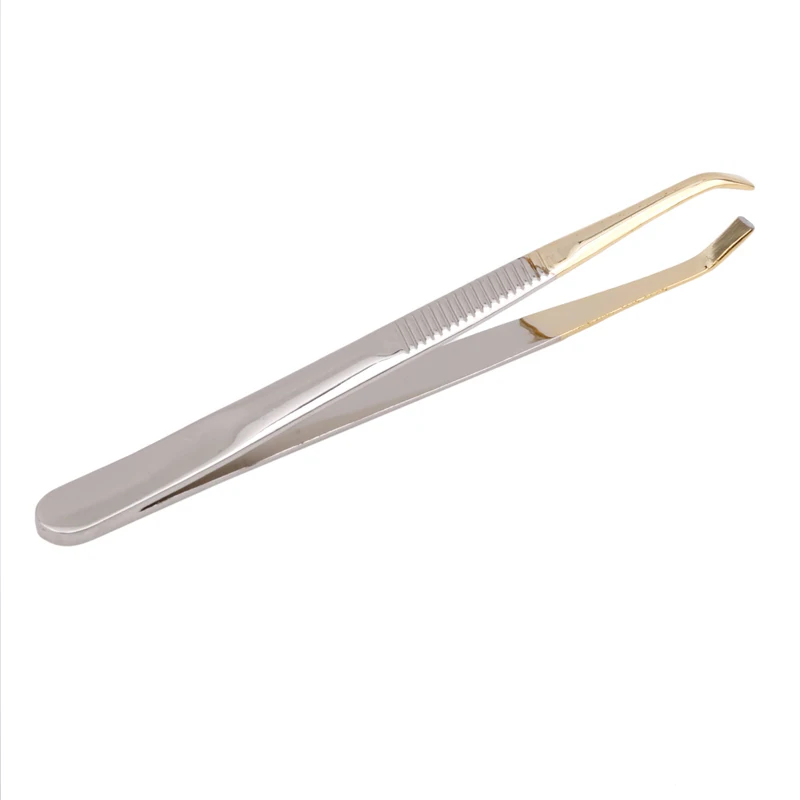 

1PC Eyebrow Tweezer Make Up Tools Pince Epiler Eyebrow Tweezer Stainless Steel Slant Tip Eyes Tweezer Clip For Face Hair Removal
