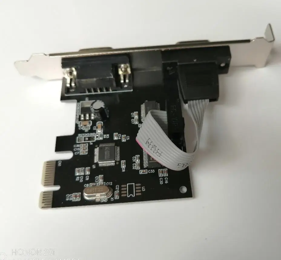 PCI-E к 2 DB9 RS232 последовательный порт s + 1 DB25 параллельный LPT адаптер карта для