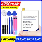 Аккумулятор Lis1593erpc на 4900 мА  ч для Sony Xperia Z5 E6603 E6653 E6633 E6683 E6883