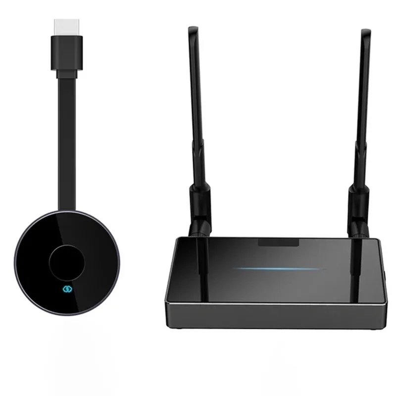 

Multi To One Wireless Video Transmitter Receiver HDMI Extender Switch 4 To 1 Meeting Projection Phone Computer PC To TV Monitor