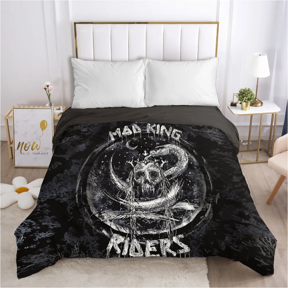 

Skull Deadpool lady Duvet cover Quilt/Blanket/Comfortable Case 140x200 240x220 240x260 Queen King Single Bedding for Home KING
