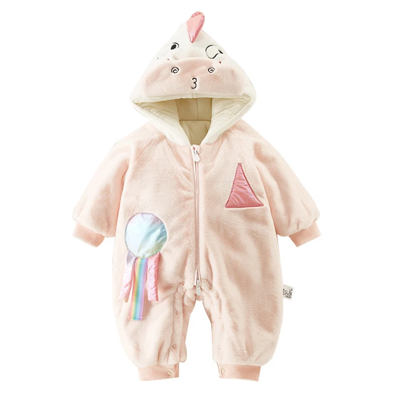 

2021 Autumn and Winter Baby Cartoon Palm Clothing Set Children Sport Suit Newborn Long Sleeve Cotton Fleece Hugging Kid Clothes