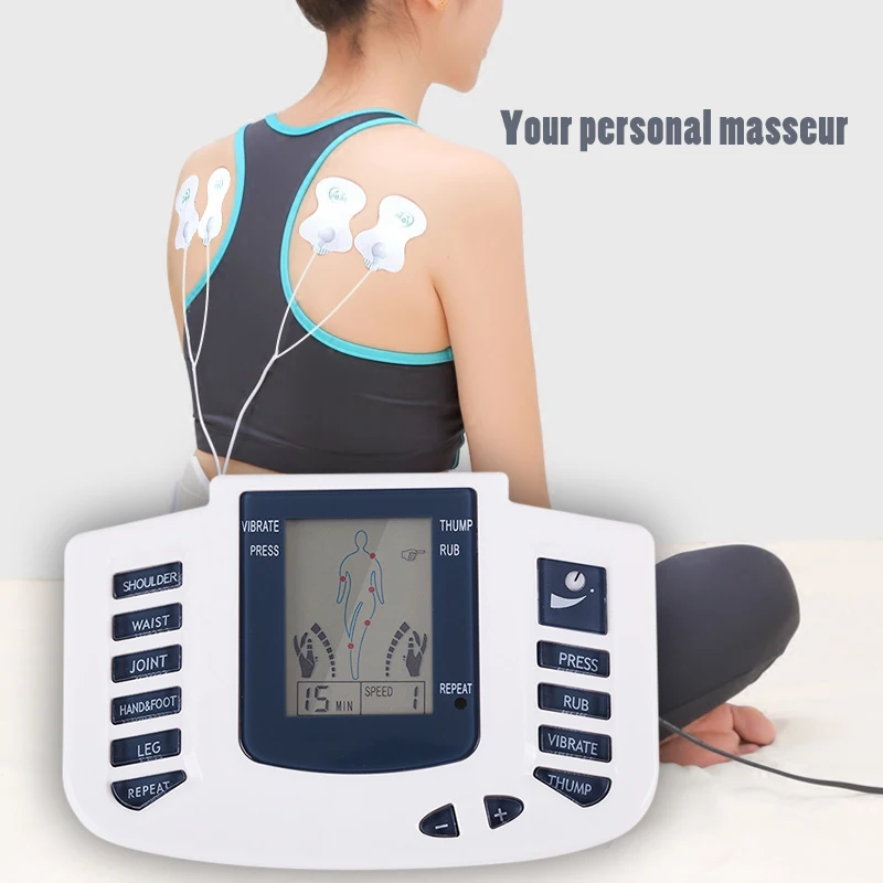 

JR309A Electrical Stimulator Full Body Relax Muscle Therapy Massager Pulse tens Acupuncture Therapy Massager Apparatus Tool