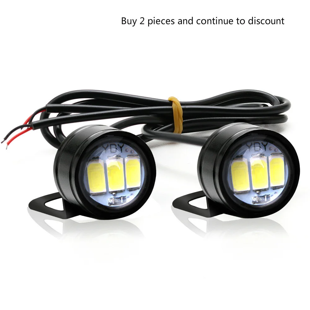

2PCS Motorcycle Hawk-eye Lamp Ghost-fire Lamp Modification Lamp Pedal Led Mirror Lamp Head-light Rogue Lamp Eagle eye lamp