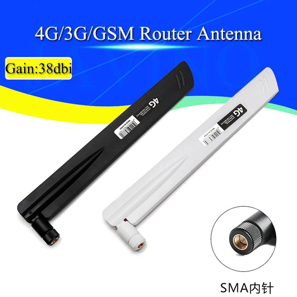 

4G LTE 38DBI SMA Male Connector Antenna for GSM/CDMA 3G 4G router modem 700-2700mhz