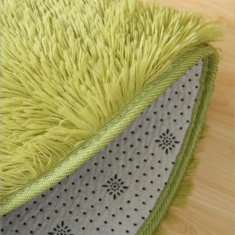 Модный милый красивый мягкий персиковый коврик в форме сердца 14 цветов Шелковый