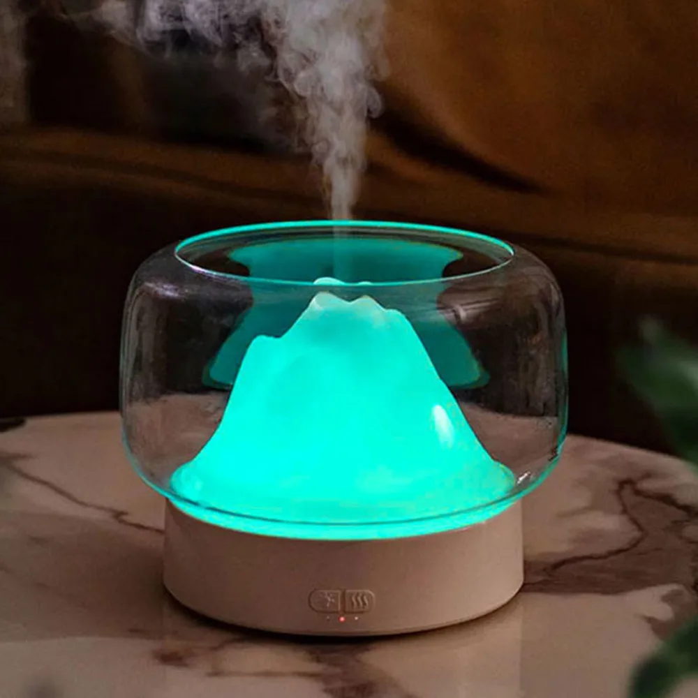 

Ультразвуковой увлажнитель воздуха 400 мл, аромадиффузор, эфирное масло, ароматерапия, диффузор с теплой и цветной светодиодной лампой, увла...