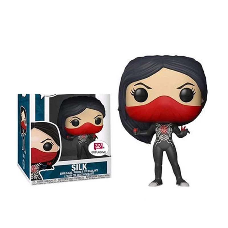 FUNKO Марвел Мститель женщина-Паук шелк 333 # виниловая экшн-фигурка коллекционные
