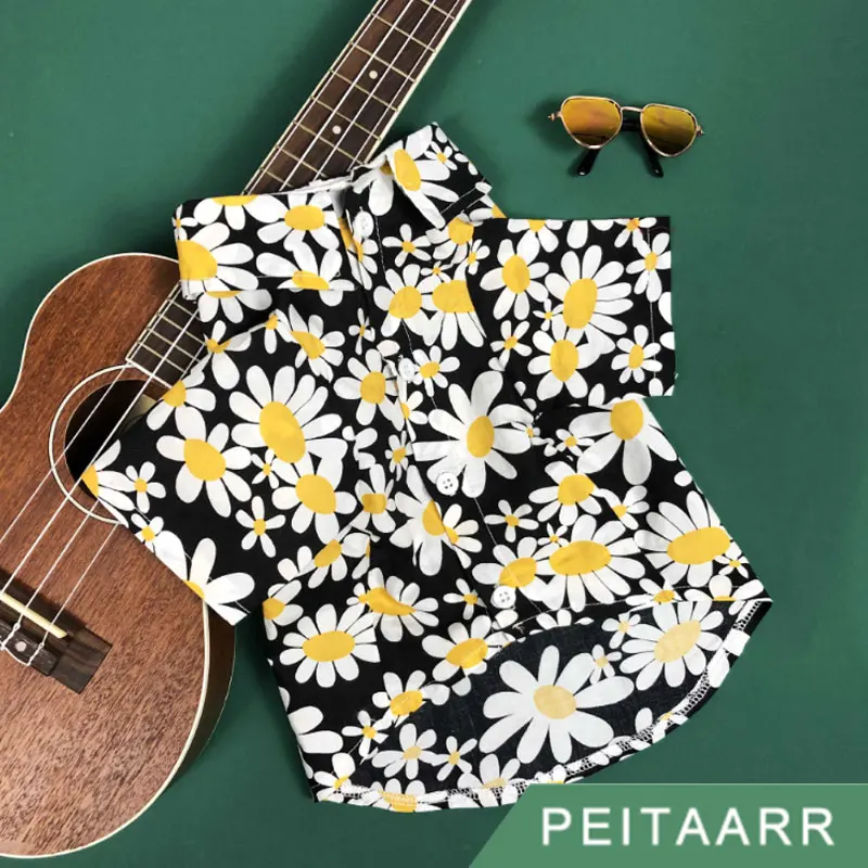 [Питомцы] Одежда для собак одежда больших чихуахуа гавайская Дизайнерская