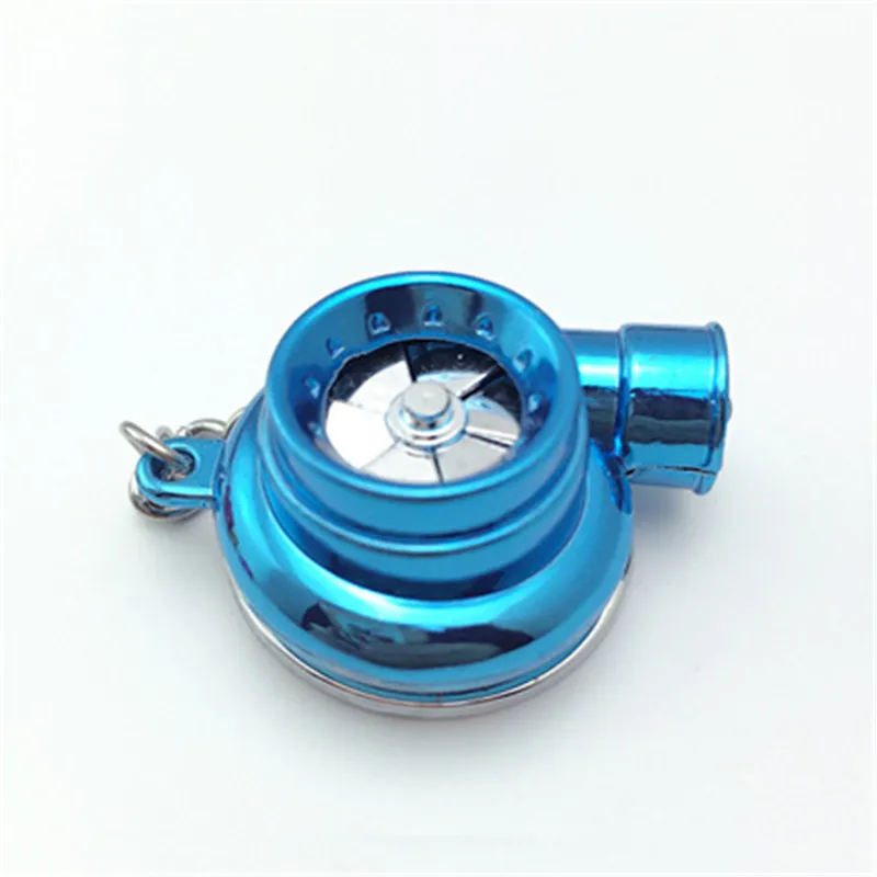 

Mini Turbo Turbocharger Keychain Spinning Turbine Key Chain Ring Keyring With light Keyfob Car Keyring Car Interisor Accessorie