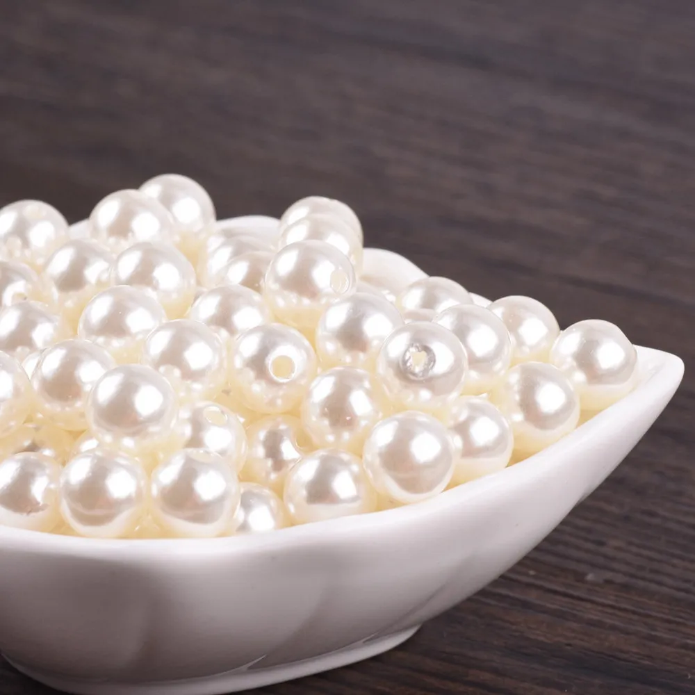 Круглые бусины из АБС-пластика