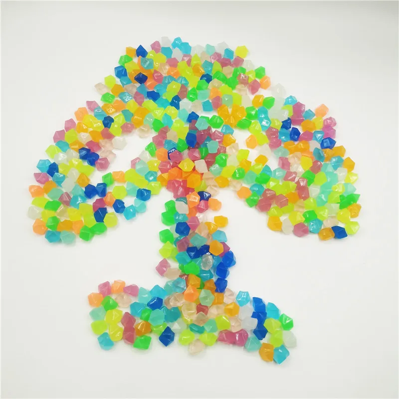 300 шт. светящийся камень для сада аквариума искусственный цвет гусиный мягкий