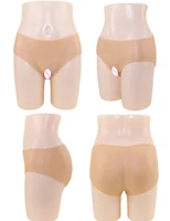 Silicone Realistic Vagina Panties Shemale Crossdresser Pussy Pants Transgender Artificial Sex Fake Underwear Enhancer Hip