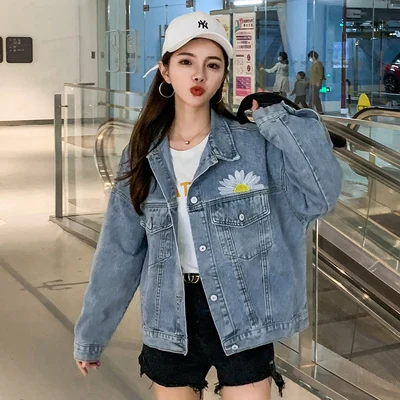 ВИНТАЖНАЯ ДЖИНСОВАЯ КУРТКА ZQLZ для женщин новинка 2020 свободная джинсовая куртка с