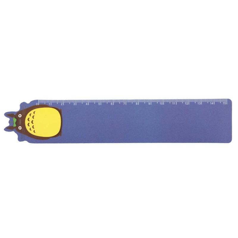 

1 Pieces New Totoro Cartoon Straight Kawaii Tools Drawing Gift Korean School Office 15cm Plastic Rulers Flexo Stationery