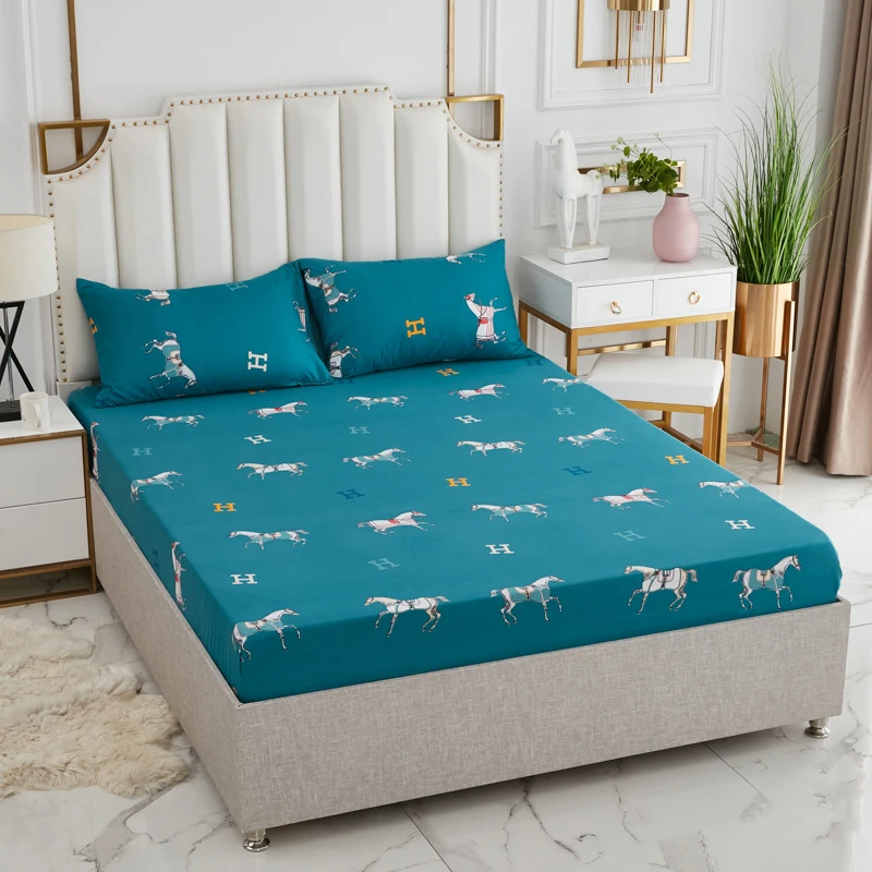 Натяжные простыни с эластичной резинкой регулируемый чехол для матраса приятный