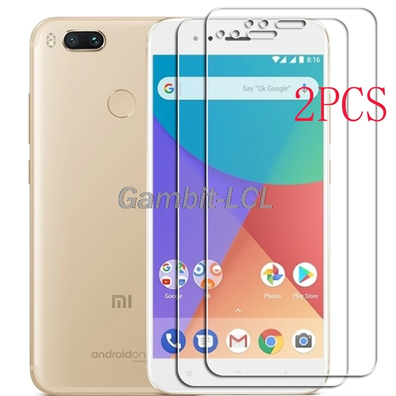 For Xiaomi Mi A1 5X Tempered Glass Protective ON MiA1 MI5X 5.5INCH Screen Protector Phone Cover Film