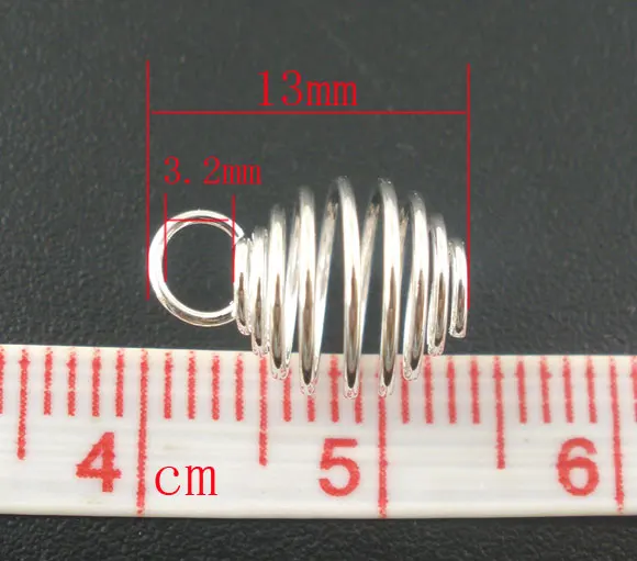 Кулоны клетки из бусин золотого и серебряного цвета подвески в клетку для женщин