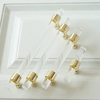 mfys long acrylic handles for cabinet and drawer gold wardrobe knobs closet pulls handle modern simple furniture hardware handle