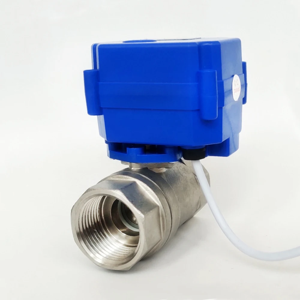 Миниатюрный Электрический клапан 1 дюйм 3 провода (CR02) моторизованный с 12 В