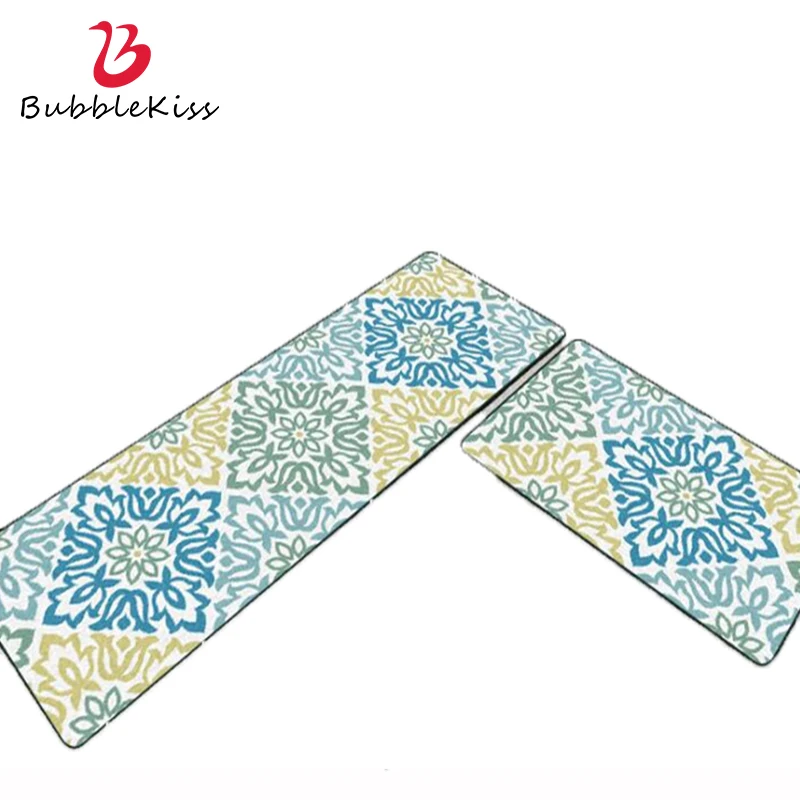 Напольный коврик для кухни в стиле ретро с принтом воздушный поцелуй