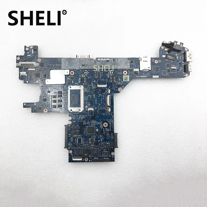 Материнская плата SHELI для ноутбука DELL E6320 системная со стандартным ЦПУ i5 2520M 0TXVMX