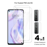 for huawei p40 lite 5g camera lens film tempered glass screen protectors protective guard hd clear