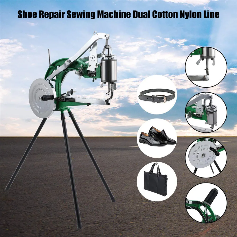 Cobbler Shoe Repair Machine Manual Mending Double Cotton Nylon Hand Sewing Ideal For Leather Goods | Дом и сад