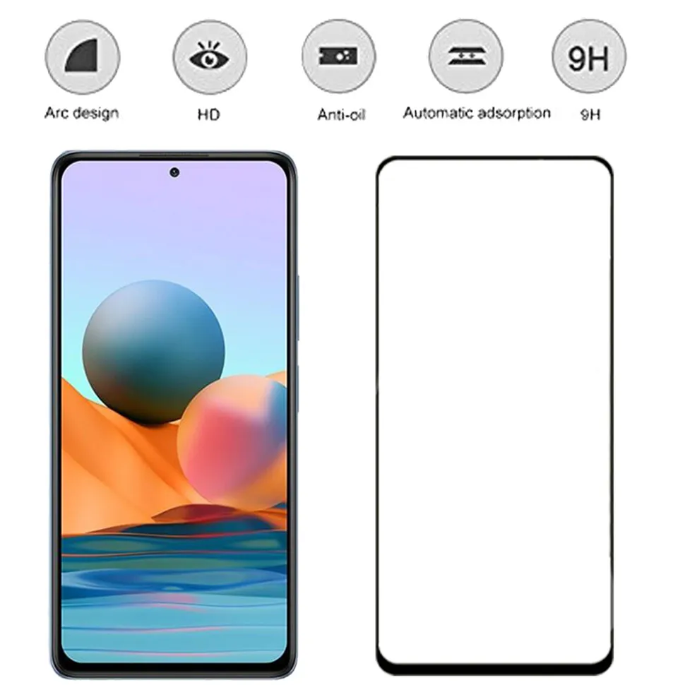 9D защитное стекло на Xiaomi Redmi Note 10 Pro закаленное Note10 Glass 10S нот защита для экрана 5G
